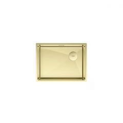 Мойка кухонная Paulmark (Паульмарк) Next-Skew 58 Uni светлое золото, PM885844-LG