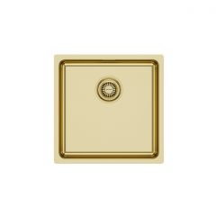 Мойка кухонная Paulmark (Паульмарк) Vista 44 светлое золото, PM304444-LG