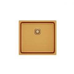 Мойка кухонная Paulmark (Паульмарк) Vista 48 брашированное золото, PM304844-BG