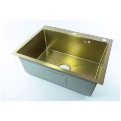 Мойка для кухни Fmark FSC7550C, матовое золото