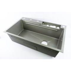 Мойка для кухни Fmark FSC002T, многофункциональная, серый
