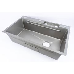 Мойка для кухни Fmark FSC003T, многофункциональная, серый