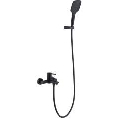 Смеситель для ванны с душем Creto Element 2.0-BSM-BK матовый черный