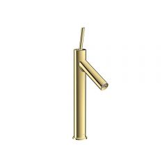 Смеситель для раковины Axor (Аксор) Starck 170, однорычажный, с незапираемым сливным набором, 10123930 полированная латунь