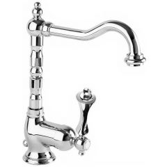 Смеситель для раковины Cezares (Цезарис) однорычажный с донным клапаном, исполнение хром, ручка хром MARGOT-LSM2-01-M