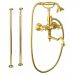 Напольный Смеситель для ванны Cezares (Цезарис) с поворотным изливом и ручным душем, Золото NOSTALGIA-VDP2-03/24-M