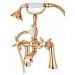 Смеситель на борт ванны Cezares (Цезарис) с ручным душем, Золото NOSTALGIA-PBV-03/24-M