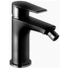 Смеситель для биде Cezares (Цезарис) однорычажный, с донным клапаном, исполнение черный матовый NAUTIC-BS1-NOP