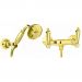 Смеситель для душа Cezares (Цезарис) в комплекте с ручным душем, исполнение золото, ручки золото FIRST-D-03/24-M
