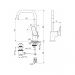 Смеситель для раковины Ideal Standard Tesi A6571AA хром