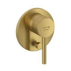 Смеситель для ванны Kludi (Клуди) Bozz 38716N076 скрытого монтажа, брашированное золото