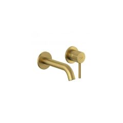 Смеситель для раковины Kludi (Клуди) Bozz 38244N076 скрытого монтажа, брашированное золото