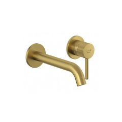 Смеситель для раковины Kludi (Клуди) Bozz 38245N076 скрытого монтажа, брашированное золото