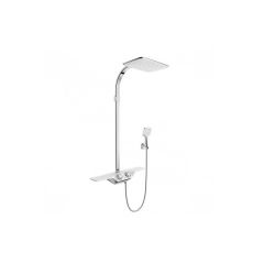 Душевая система Kludi (Клуди) Cockpit Dicjvery 8020091-00 с термостатом, белый,хром