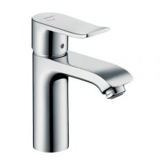 Смеситель для раковины Hansgrohe Metris 110 CoolStart со сливным гарнитуром 31121000 хром