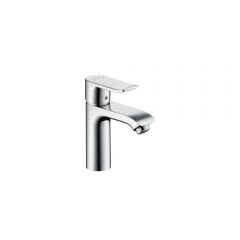 Смеситель для раковины Hansgrohe Metris 110 LowFlow со сливным гарнитуром 31203000 хром