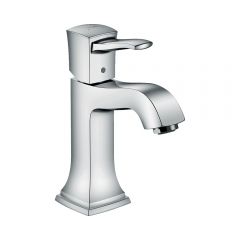 Смеситель для раковины Hansgrohe Metropol Classic 110 с рычаговой рукояткой без сливного набора 31301000 хром