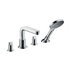 Смеситель на край ванны Hansgrohe Metris S на 4 отверстия 31446000 хром