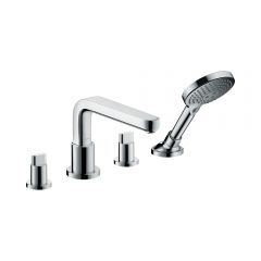 Смеситель на край ванны Hansgrohe Metris S на 4 отверстия 31447000 хром