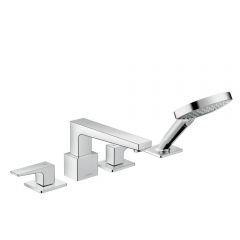 Смеситель на край ванны Hansgrohe Metropol на 4 отверстия 32552000 хром (нужна СЧ 13444180)