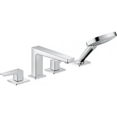 Смеситель на край ванны Hansgrohe Metropol 32553000 хром на 4 отверстия
