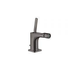 Смеситель для биде Hansgrohe Axor Citterio E со сливным гарнитуром 36120340 матовый черный хром