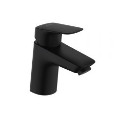 Смеситель для раковины Hansgrohe Logis 70 c донным клапаном 71070670 черный матовый