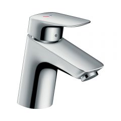 Смеситель для раковины Hansgrohe Logis 70 однорычажный Coolstart без сливного набора 71073000 хром