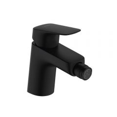 Смеситель для биде Hansgrohe Logis однорычажный со сливным гарнитуром 71204670 черный матовый