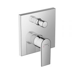 Смеситель для ванны Hansgrohe Vernis Shape однорычажный скрытого монтажа со встроенной защитной комбинацией EN1717 71469000 хром