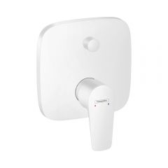 Смеситель для ванны Hansgrohe Talis E однорычажный скрытый монтаж со встроенной защитной комбинацией 71474700 белый матовый