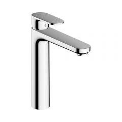 Смеситель для раковины Hansgrohe Vernis Blend однорычажный 190 с металлическим сливным гарнитуром71581000 хром
