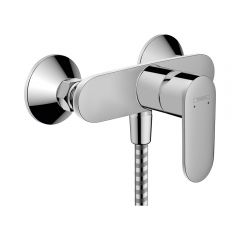 Смеситель для душа Hansgrohe Vernis Blend однорычажный внешнего монтажа с двумя режимами расхода воды 71646000 хром