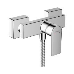 Смеситель для душа Hansgrohe Vernis Shape однорычажный внешнего монтажа с двумя режимами расхода воды 71656000 хром