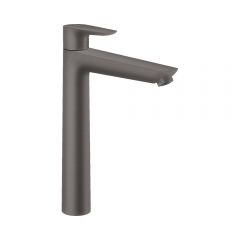 Смеситель для раковины Hansgrohe Talis E 240 однорычажный со сливным гарнитуром 71716340 шлифованный черный хром