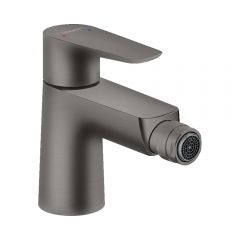 Смеситель для биде Hansgrohe Talis E однорычажный со сливным гарнитуром 71720340 шлифованный черный хром
