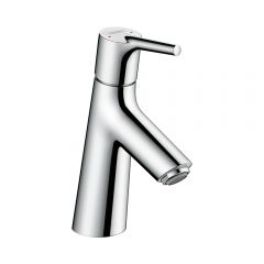 Смеситель для раковины Hansgrohe Talis S 80 LowFlow однорычажный со сливным гарнитуром 72015000 хром