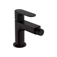 Смеситель для биде Hansgrohe Rebris S с металлическим сливным гарнитуром 72212670 черный матовый