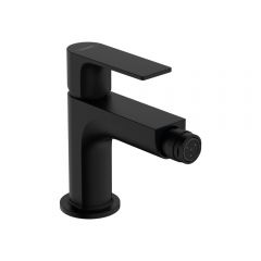Смеситель для биде Hansgrohe Rebris E с металлическим сливным гарнитуром 72213670 черный матовый