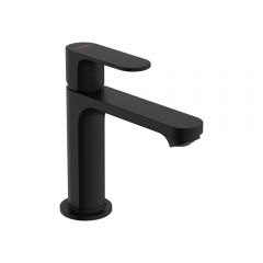 Смеситель для раковины Hansgrohe Rebris S 110 CoolStart без сливного гарнитура 72520670 черный матовый