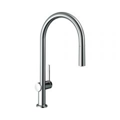 Смеситель для кухни Hansgrohe Talis M54 однорычажный 210 с вытяжным изливом 1jet sBox 72803000 хром
