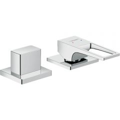 Смеситель на край ванны Hansgrohe Metropol на 2 отверстия с рукояткой-петлей 74548000 хром