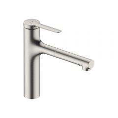 Смеситель для кухни Hansgrohe Zesis M33 однорычажный 160 с вытяжным душем 2jet sBox lite 74804800 сталь