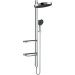 Душевая система Hansgrohe Croma 160 Showerpipe 1jеt (верхний душ, штанга, ручной душ, полочки), цвет: хром 26842000