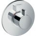 Термостат для душа Hansgrohe Ecostat S скрытого монтажа 15756000, внешняя часть, хром