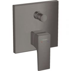 Смеситель для ванны Hansgrohe Metropol скрытого монтажа 32545340, внешняя часть, шлифованный черный хром