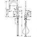 Смеситель для кухни Hansgrohe Talis M54 210, с вытяжным душем 2jet 72800670, матовый черный