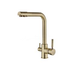 Смеситель для кухни Potato (Потато) P4498-2G, матовое золото