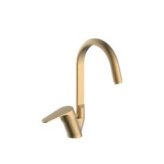 Смеситель для кухни Potato (Потато) P5109-2G, матовое золото