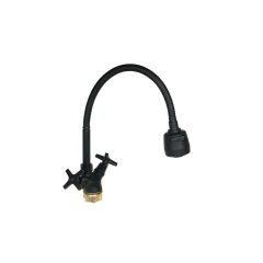 Смеситель для кухни Potato (Потато) P58351-6, черный матовый